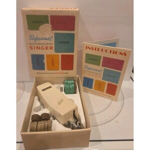 Vtg Singer Professional Buttonholer for Vertical Needle Zig Zag Machines V102878